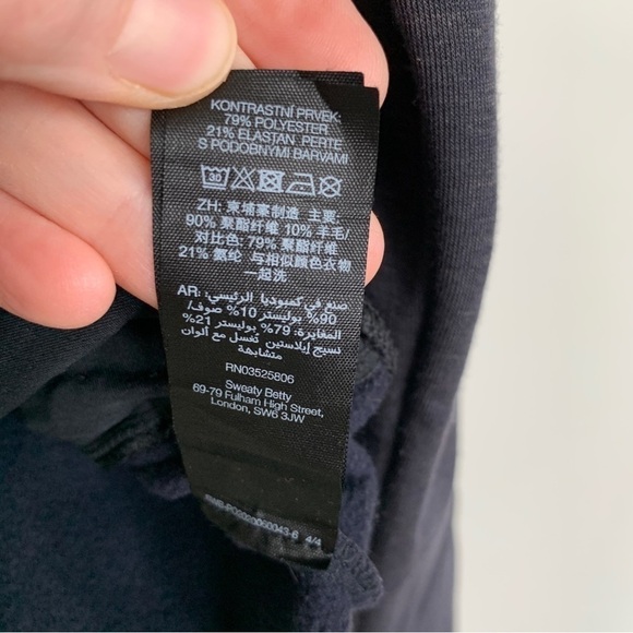 Sweaty Betty High Neck Hoodie Size XXS - Picture 7 of 10